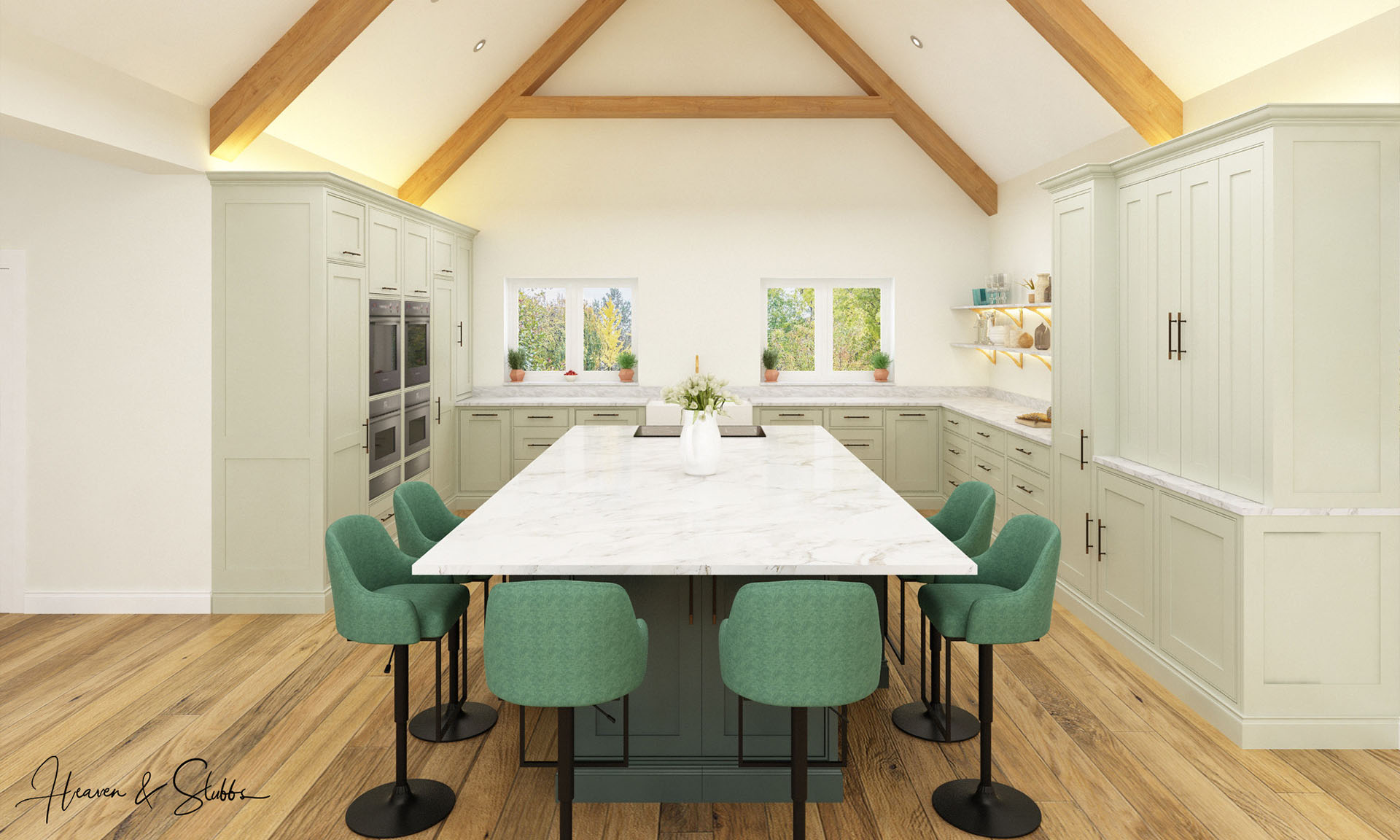Bespoke kitchen CGI design
